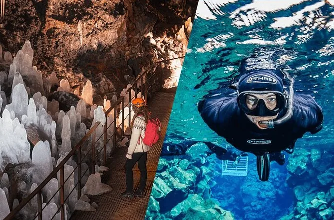 Snorkeling à Silfra et tunnel de lave